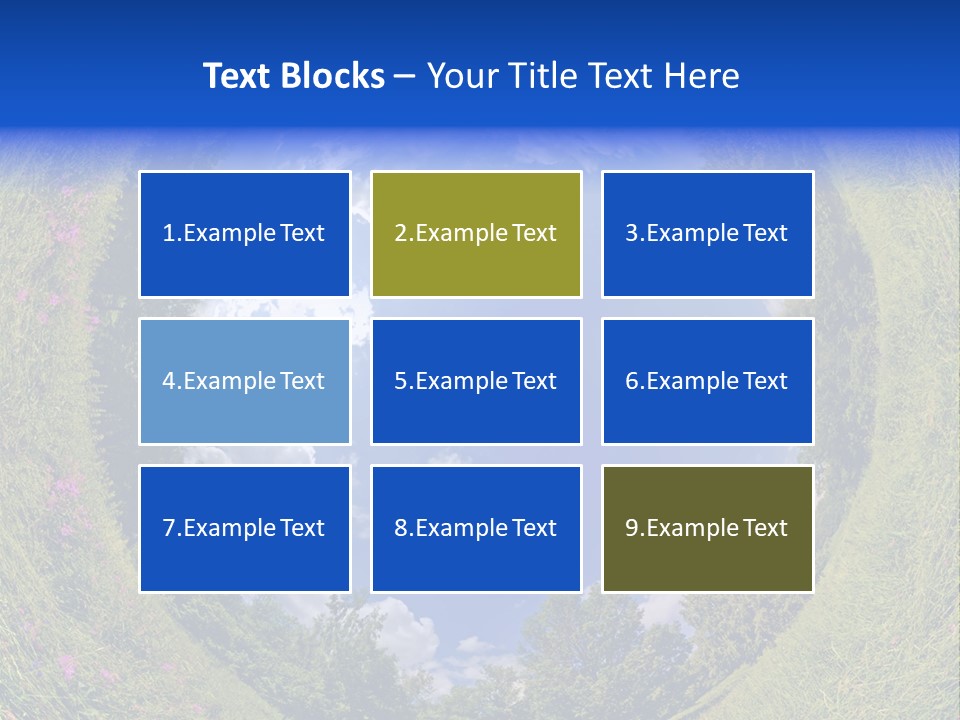 Interior Modern Clock PowerPoint Template
