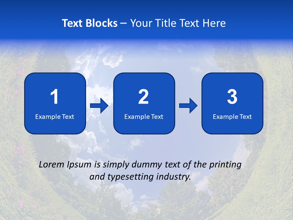 Interior Modern Clock PowerPoint Template