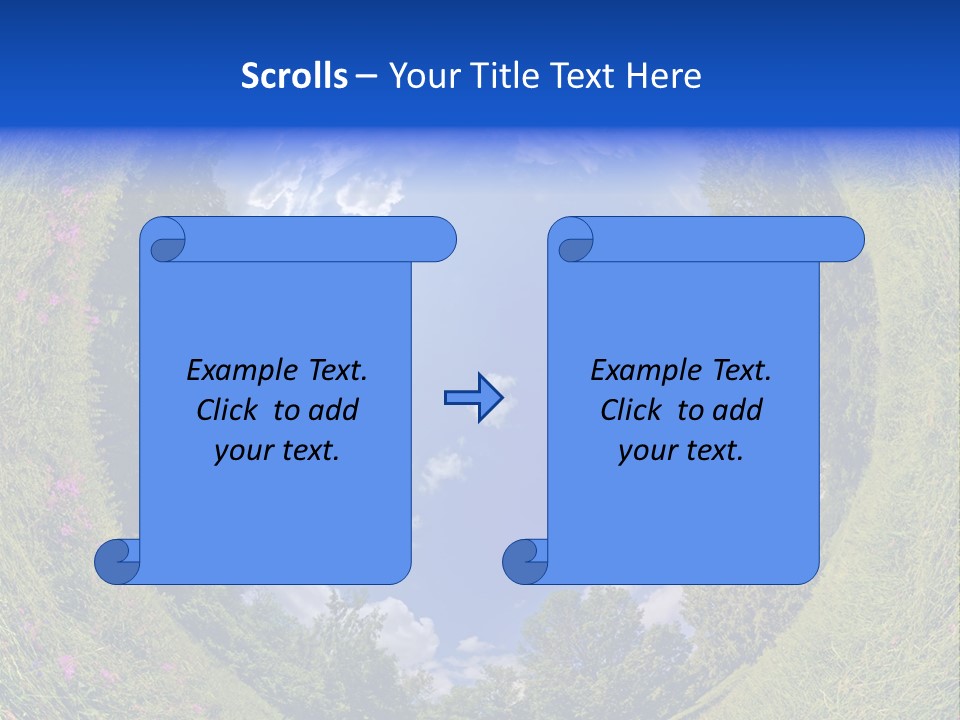 Interior Modern Clock PowerPoint Template