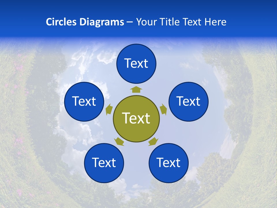 Interior Modern Clock PowerPoint Template