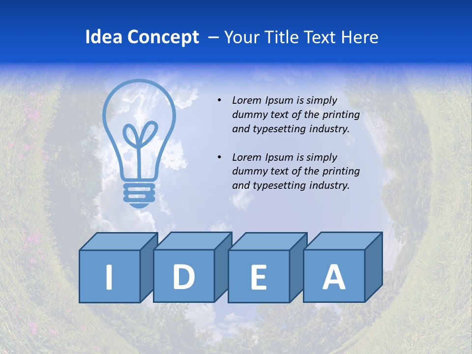 Interior Modern Clock PowerPoint Template
