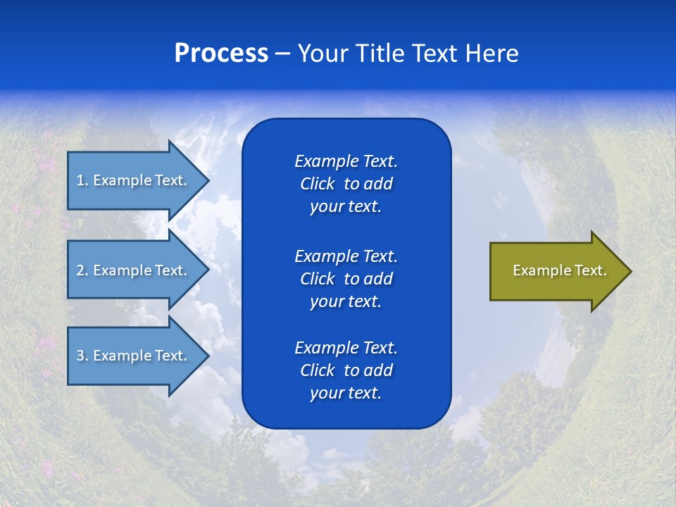 Interior Modern Clock PowerPoint Template