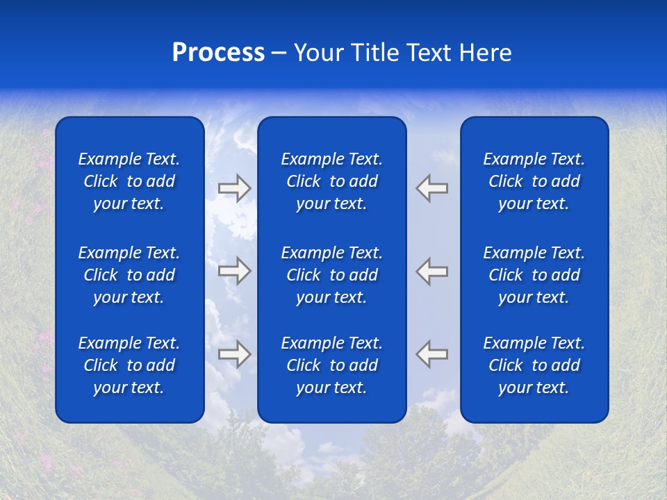 Interior Modern Clock PowerPoint Template