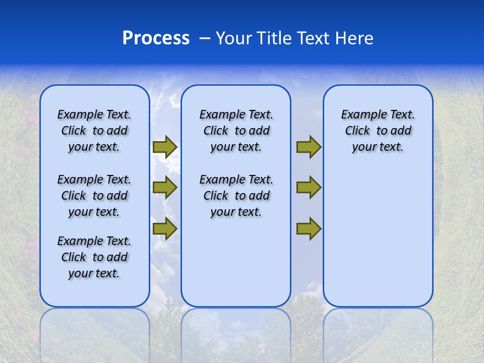 Interior Modern Clock PowerPoint Template