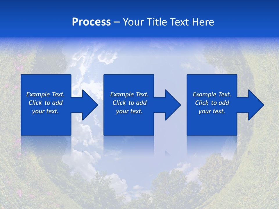 Interior Modern Clock PowerPoint Template