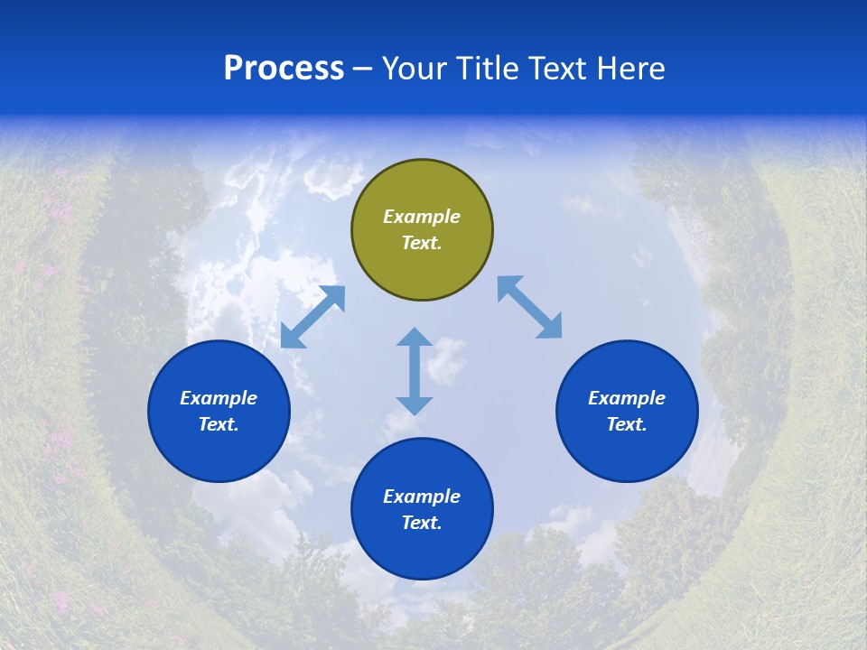 Interior Modern Clock PowerPoint Template