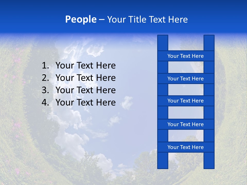 Interior Modern Clock PowerPoint Template