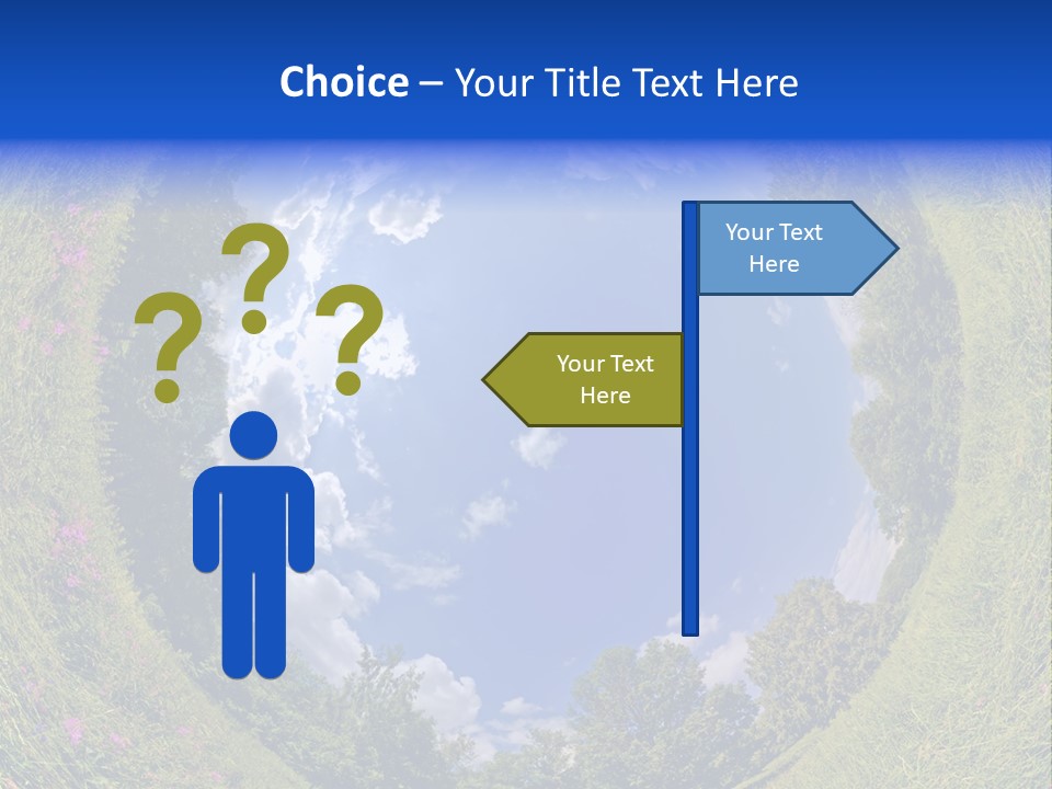 Interior Modern Clock PowerPoint Template