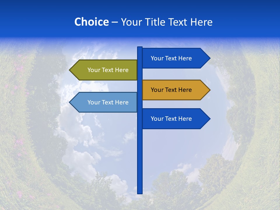 Interior Modern Clock PowerPoint Template