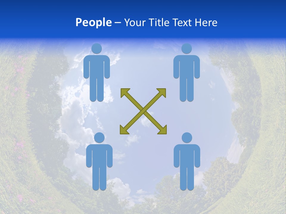 Interior Modern Clock PowerPoint Template