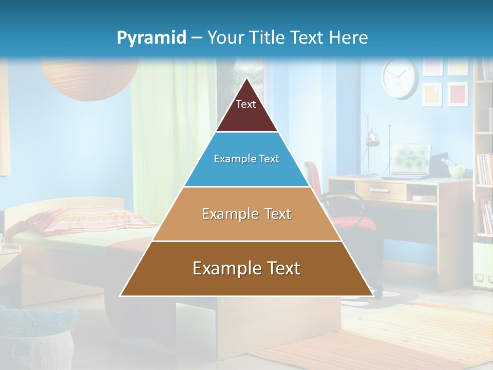 Interior Modern Clock PowerPoint Template