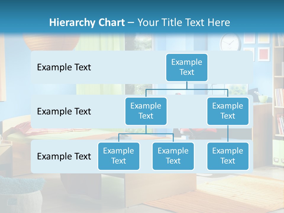 Interior Modern Clock PowerPoint Template