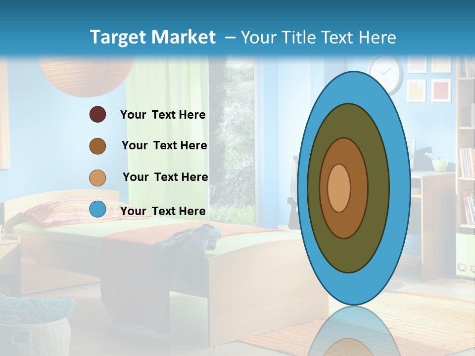 Interior Modern Clock PowerPoint Template