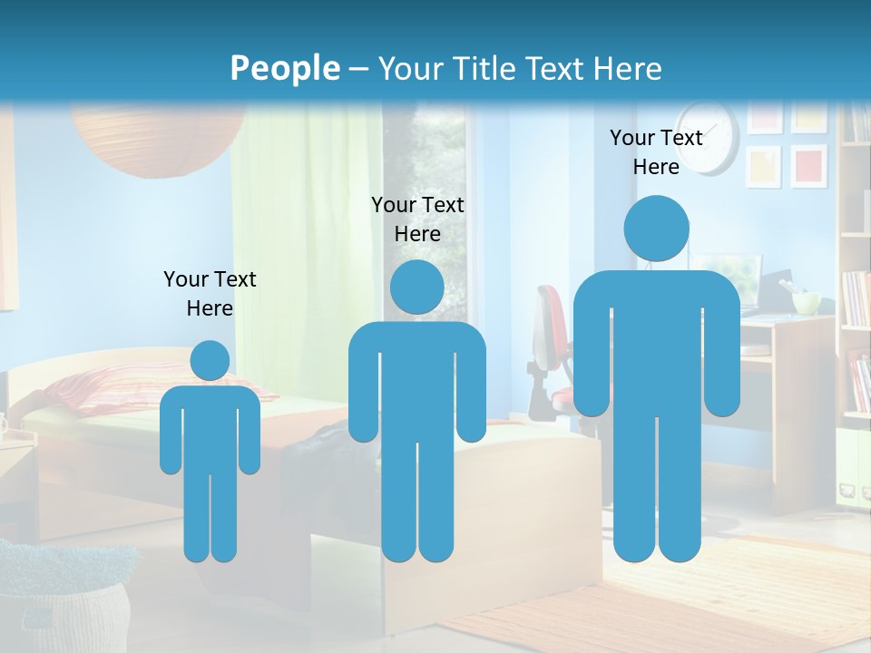 Interior Modern Clock PowerPoint Template