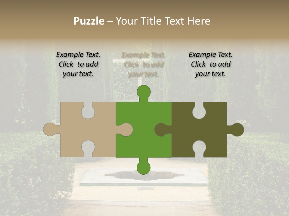 Park Sevilla Architecture PowerPoint Template