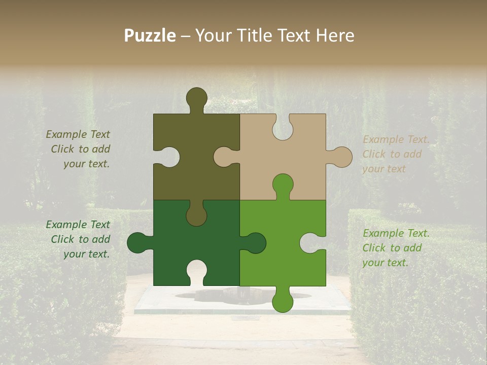 Park Sevilla Architecture PowerPoint Template