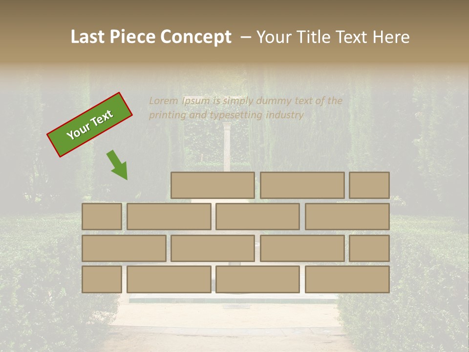 Park Sevilla Architecture PowerPoint Template