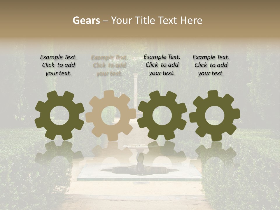 Park Sevilla Architecture PowerPoint Template