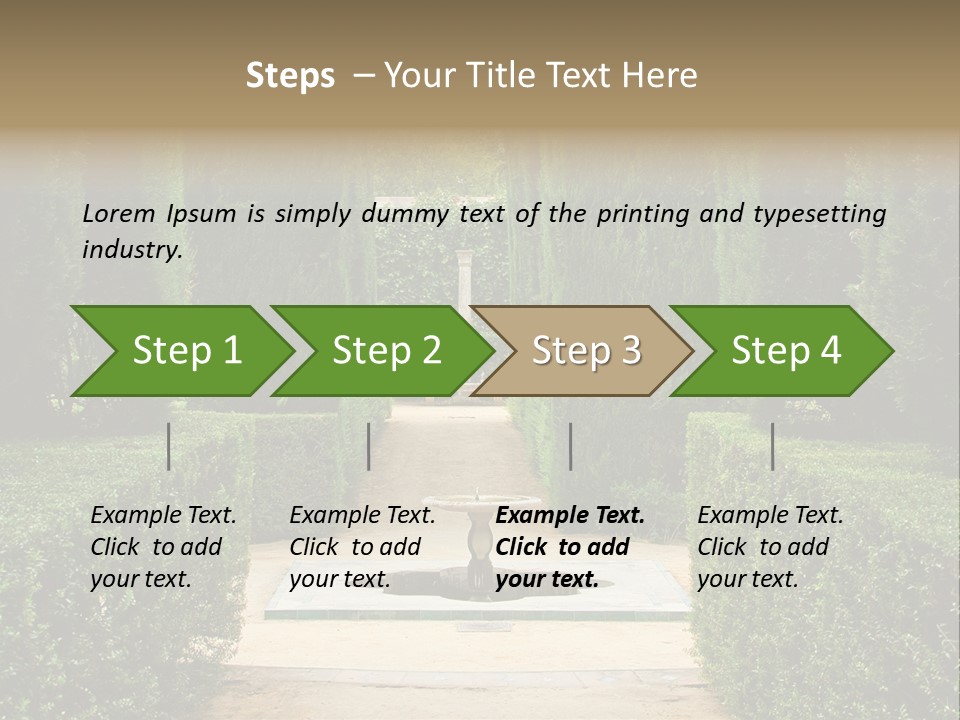 Park Sevilla Architecture PowerPoint Template