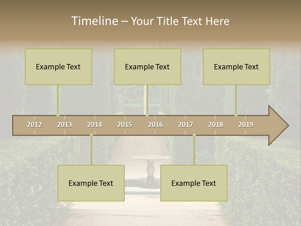 Park Sevilla Architecture PowerPoint Template