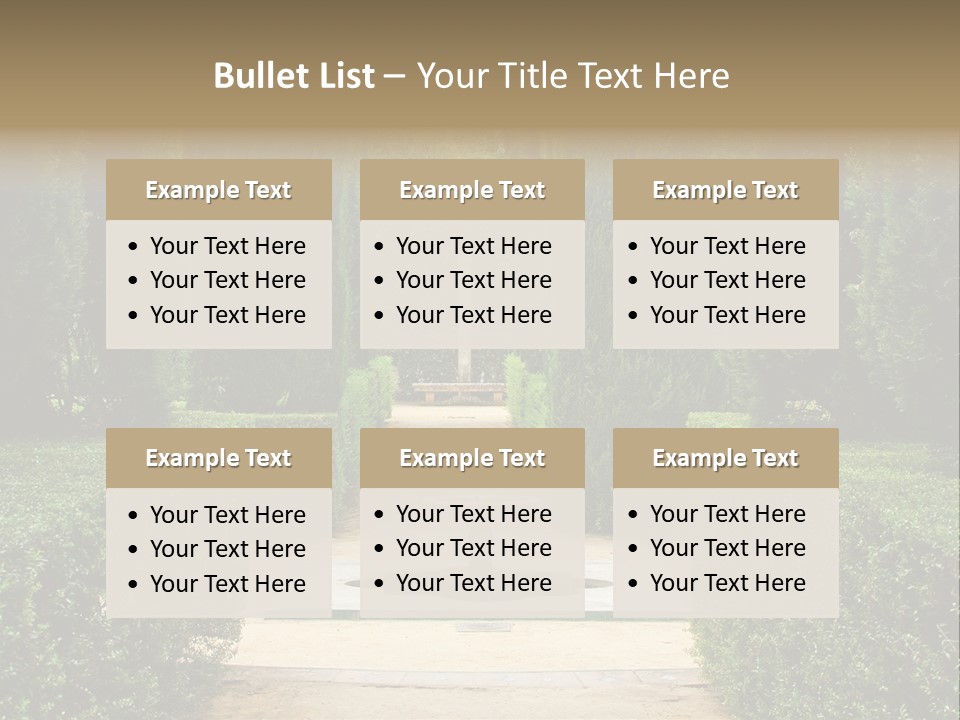 Park Sevilla Architecture PowerPoint Template