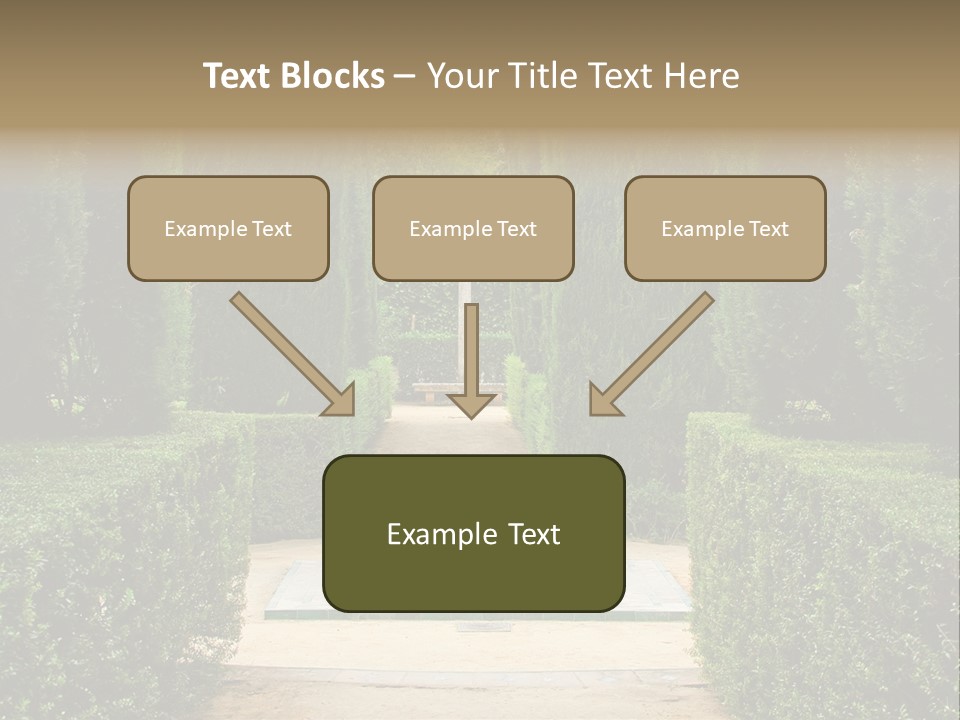 Park Sevilla Architecture PowerPoint Template