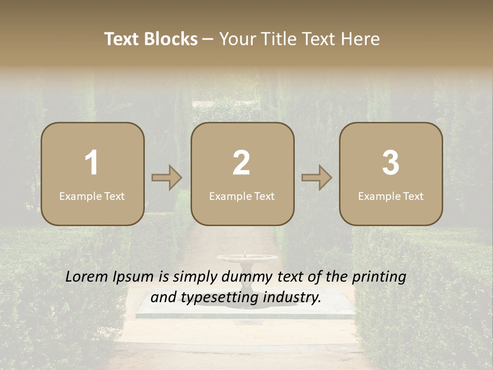 Park Sevilla Architecture PowerPoint Template