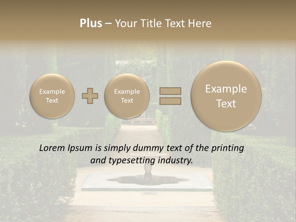 Park Sevilla Architecture PowerPoint Template