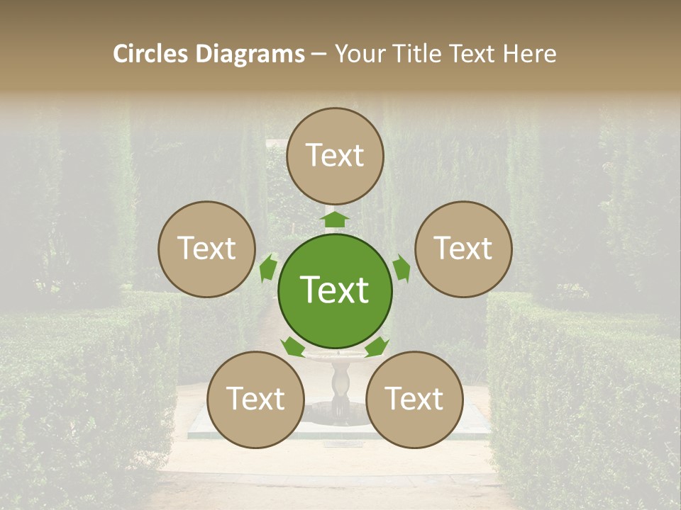 Park Sevilla Architecture PowerPoint Template