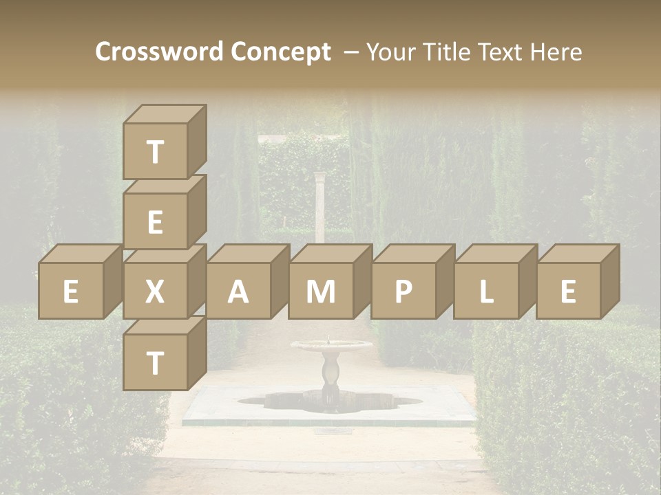 Park Sevilla Architecture PowerPoint Template