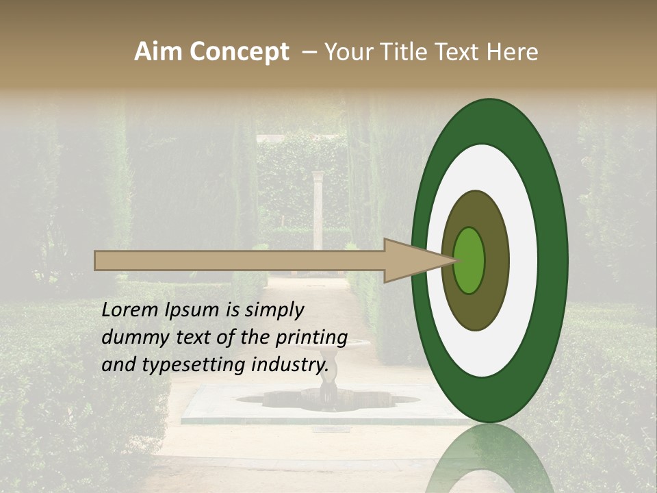 Park Sevilla Architecture PowerPoint Template