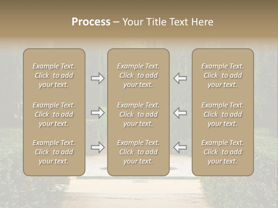 Park Sevilla Architecture PowerPoint Template