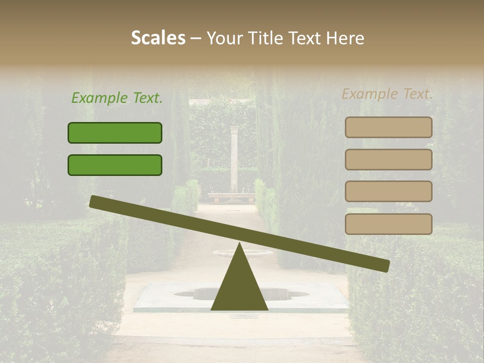 Park Sevilla Architecture PowerPoint Template