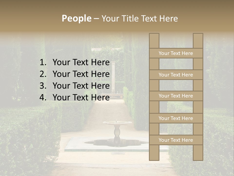 Park Sevilla Architecture PowerPoint Template