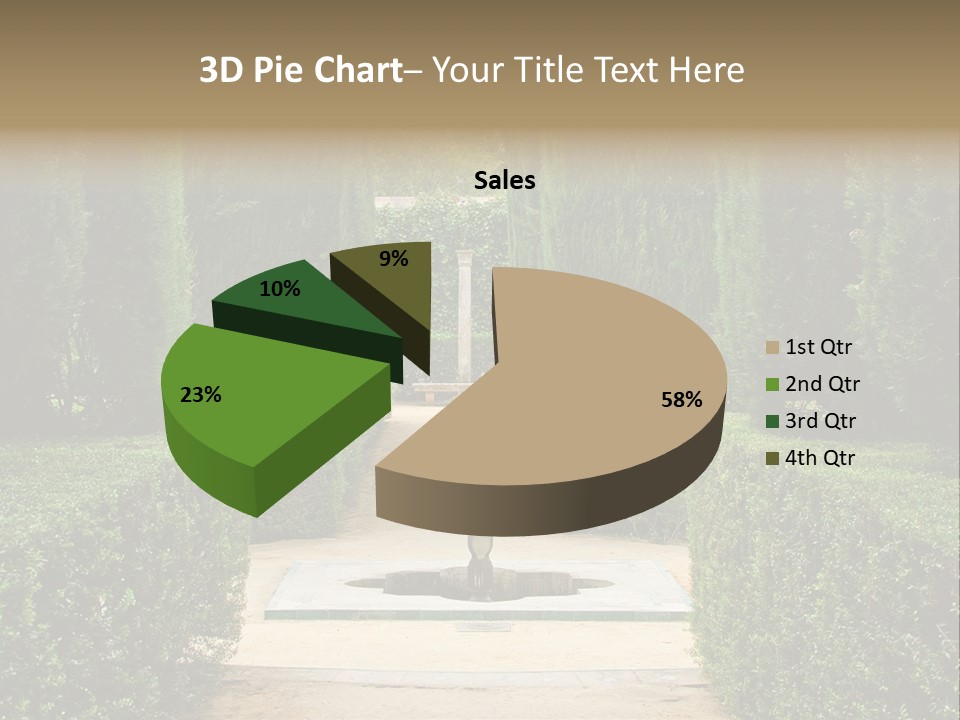 Park Sevilla Architecture PowerPoint Template