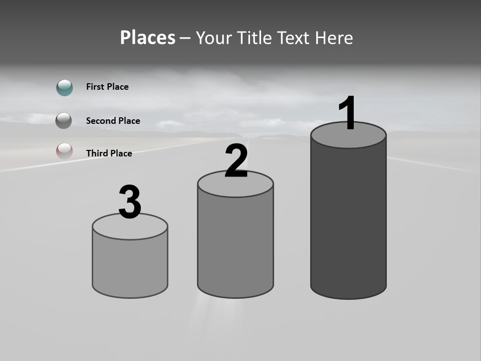 Vehicle Road Speedway PowerPoint Template