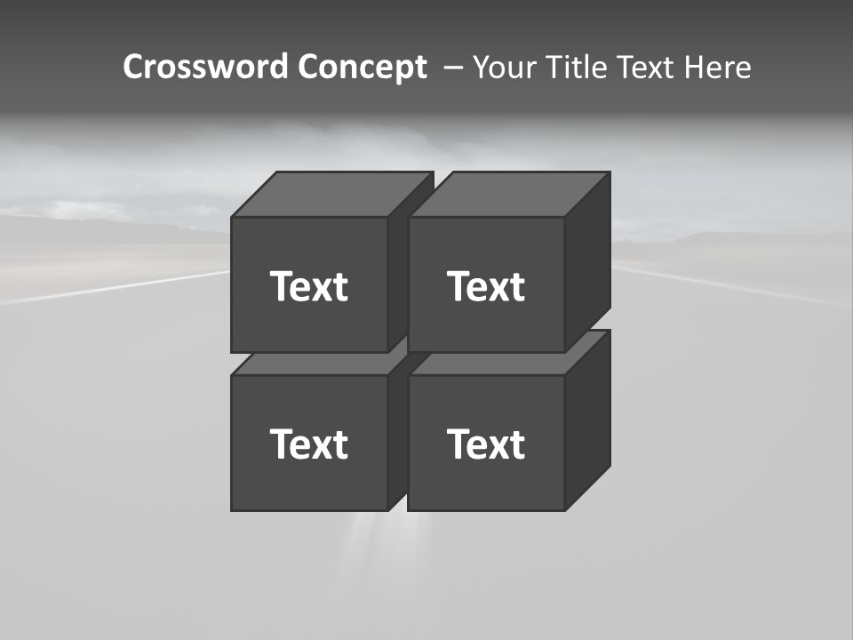 Vehicle Road Speedway PowerPoint Template