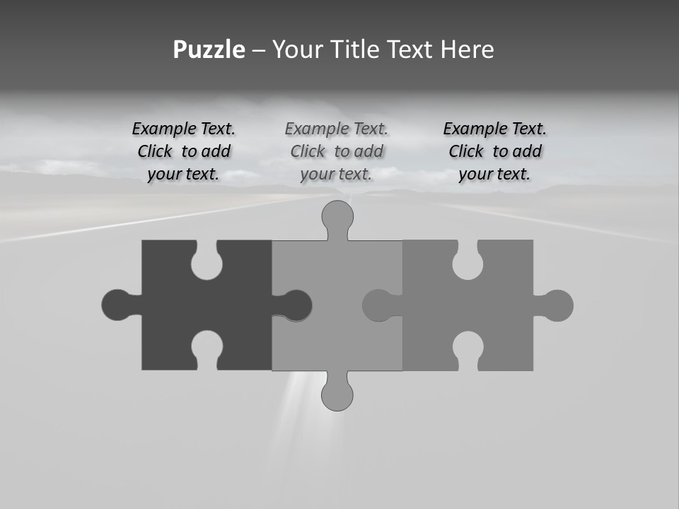 Vehicle Road Speedway PowerPoint Template