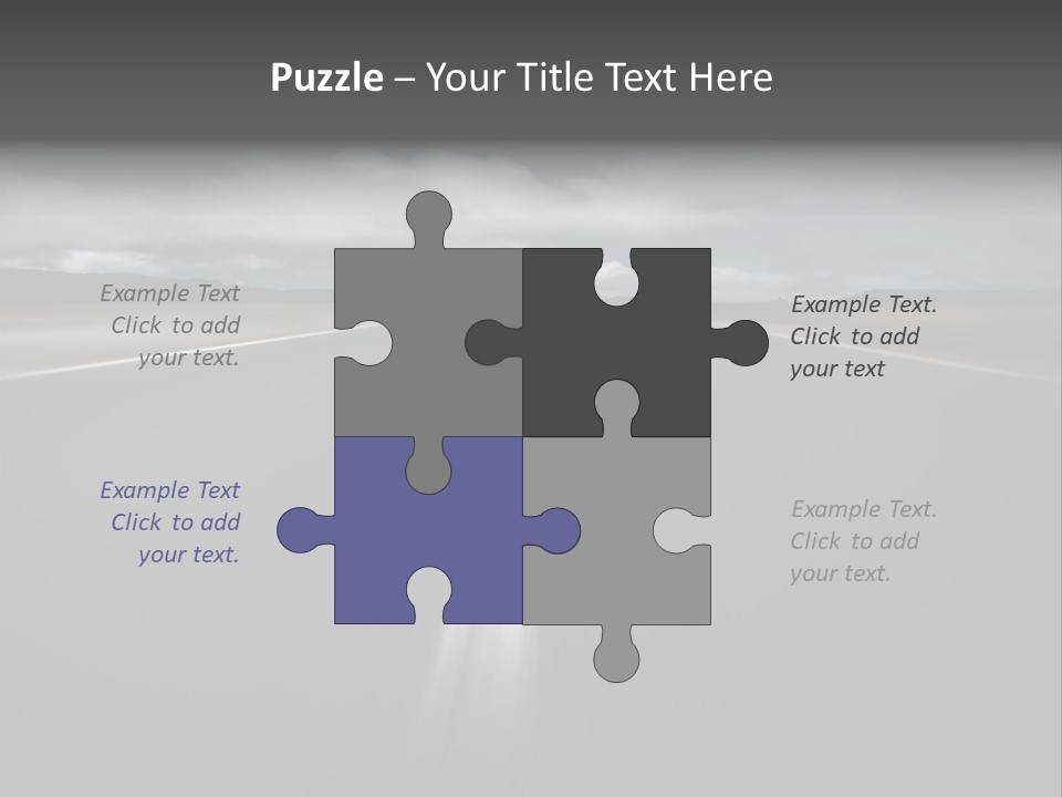 Vehicle Road Speedway PowerPoint Template