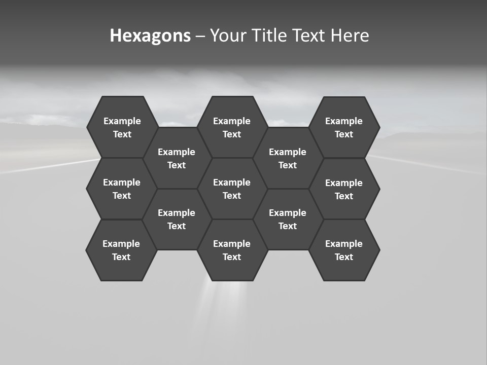 Vehicle Road Speedway PowerPoint Template