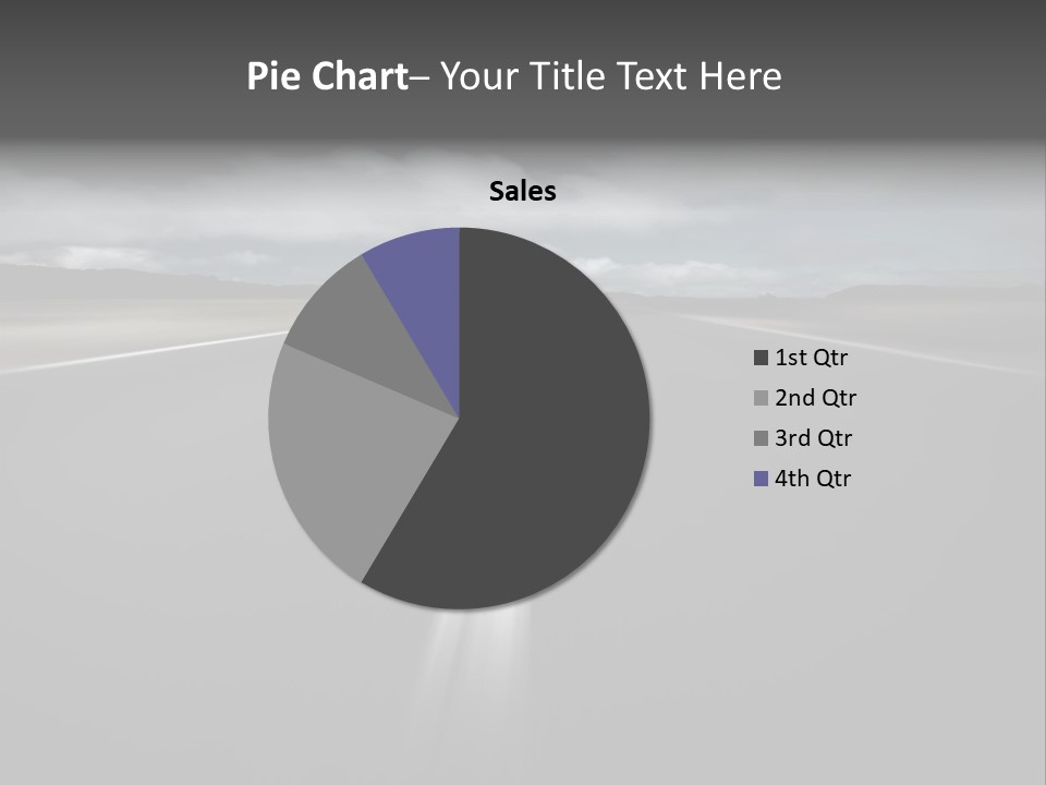 Vehicle Road Speedway PowerPoint Template
