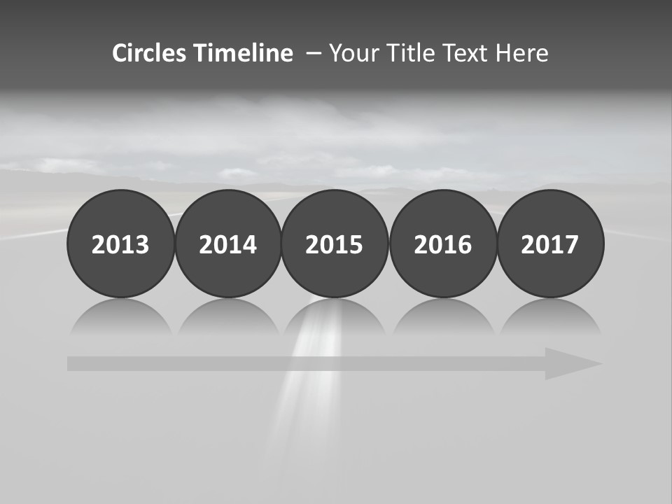 Vehicle Road Speedway PowerPoint Template