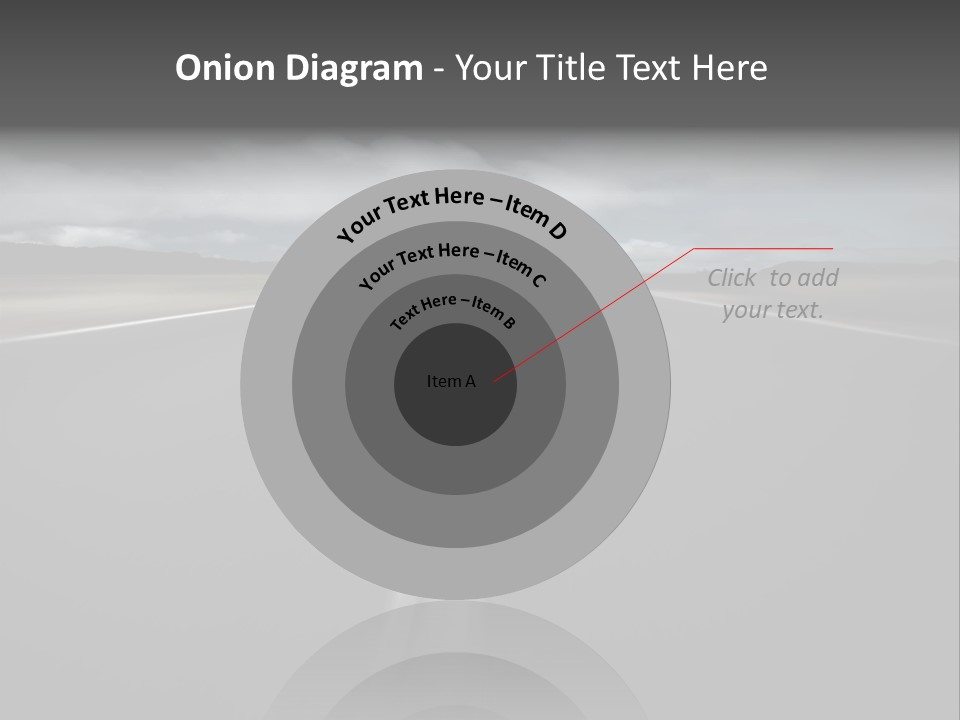Vehicle Road Speedway PowerPoint Template