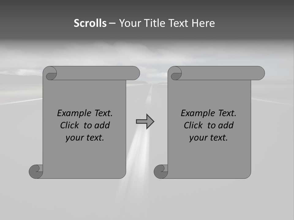 Vehicle Road Speedway PowerPoint Template