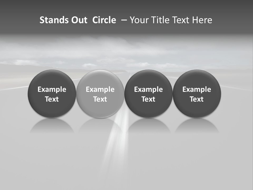 Vehicle Road Speedway PowerPoint Template