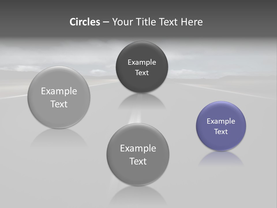 Vehicle Road Speedway PowerPoint Template