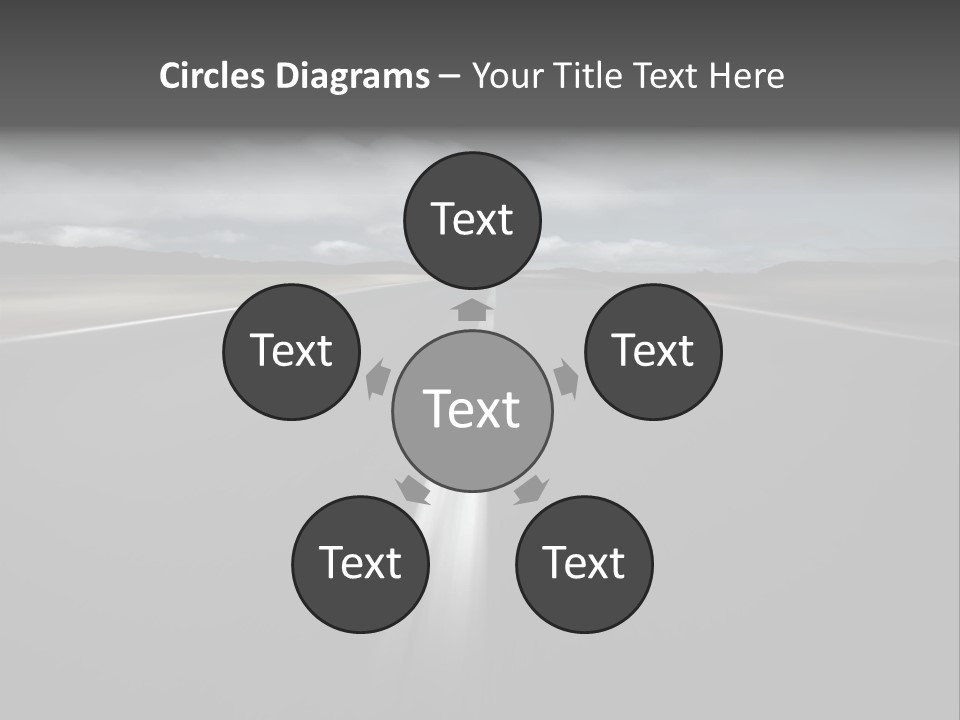 Vehicle Road Speedway PowerPoint Template