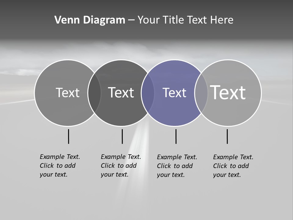 Vehicle Road Speedway PowerPoint Template