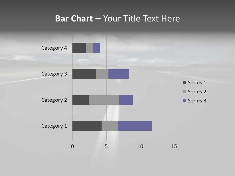 Vehicle Road Speedway PowerPoint Template