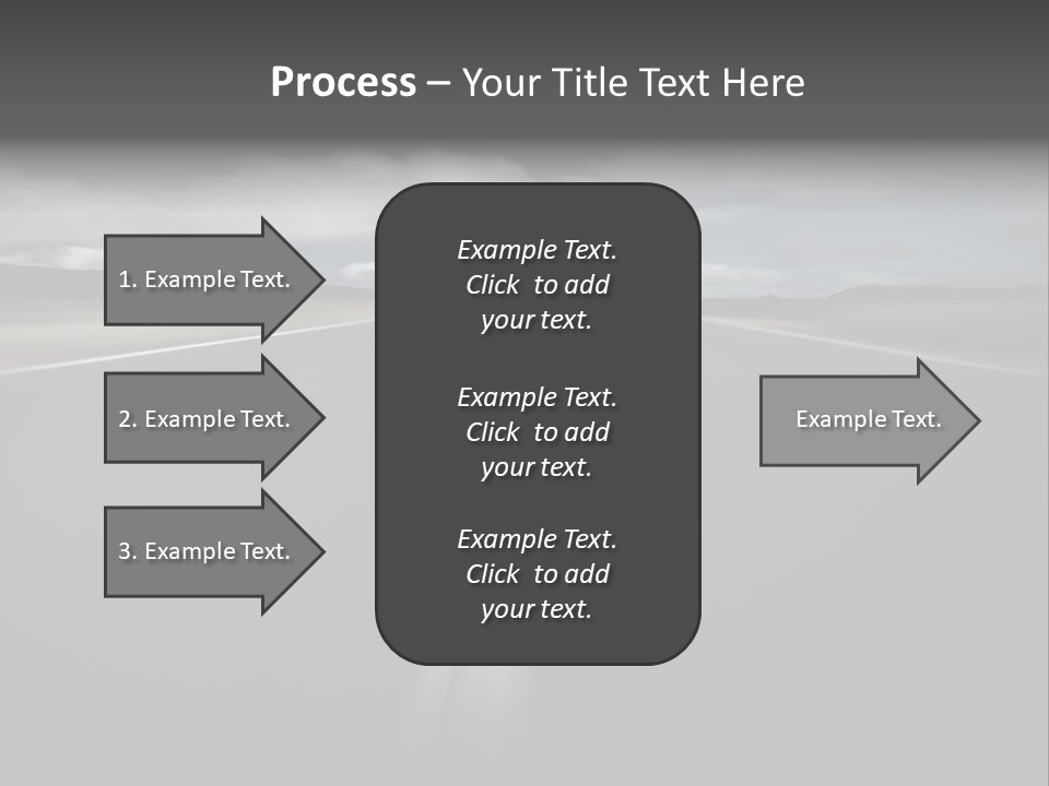 Vehicle Road Speedway PowerPoint Template